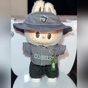 Labubu Raiders Clothes With Drink